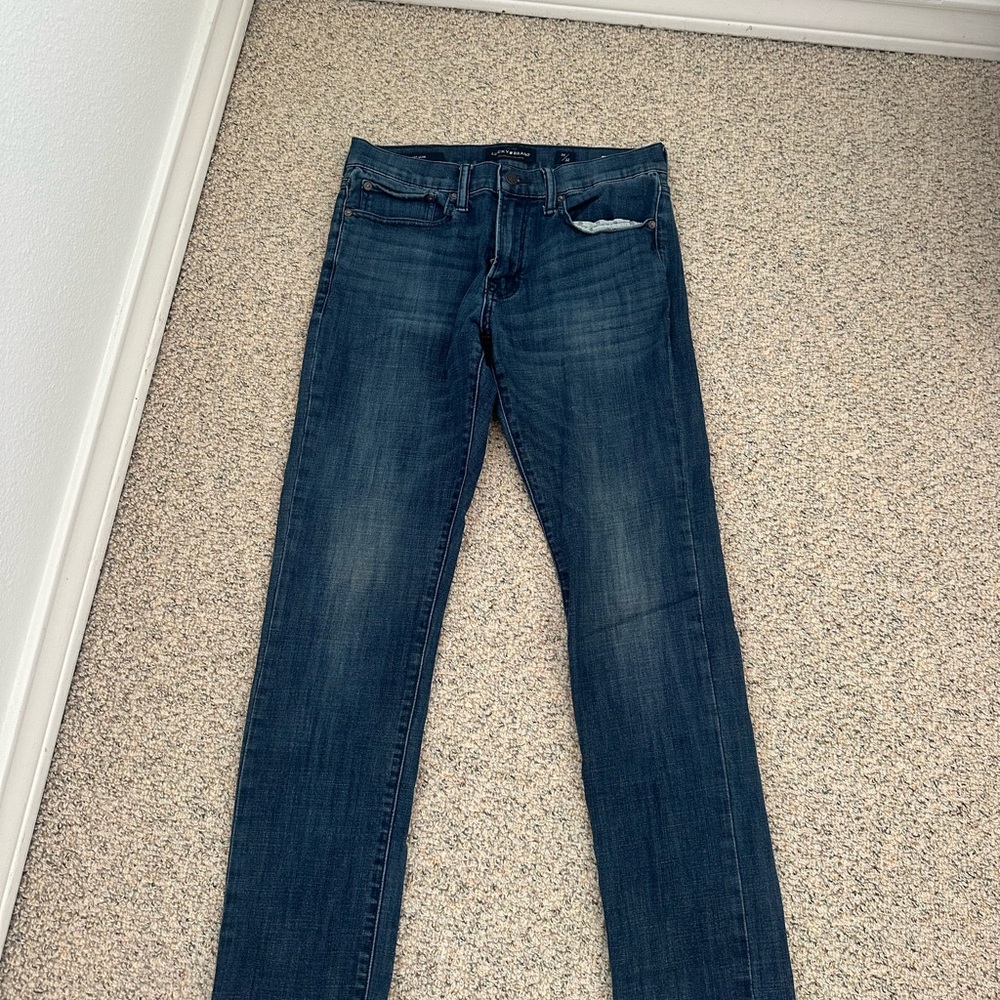 Lucky Brand Men's Dark Blue Skinny Jeans